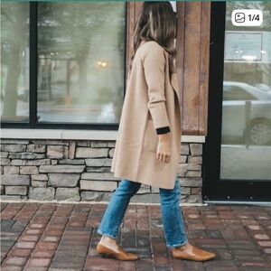 J crew juliette  sweater blazer xs